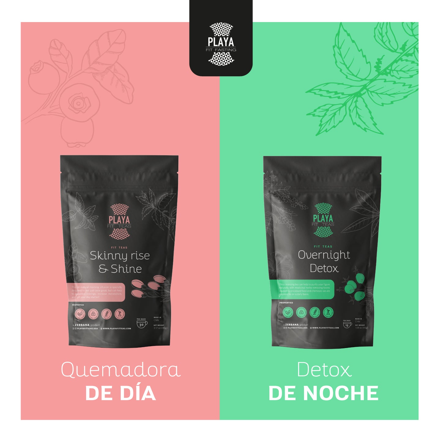1 Mes Combo : Skinny + Detox