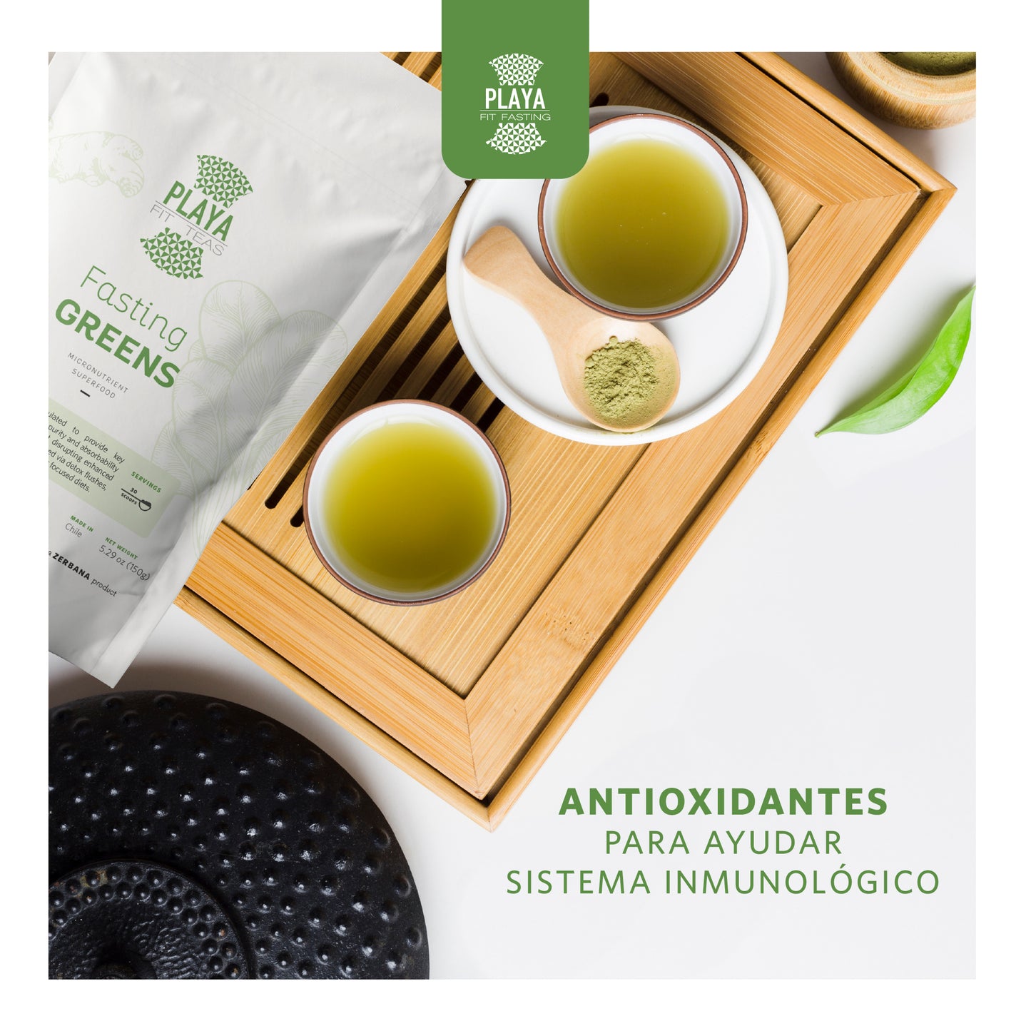 2 Meses de Fasting Greens (20% Descuento)