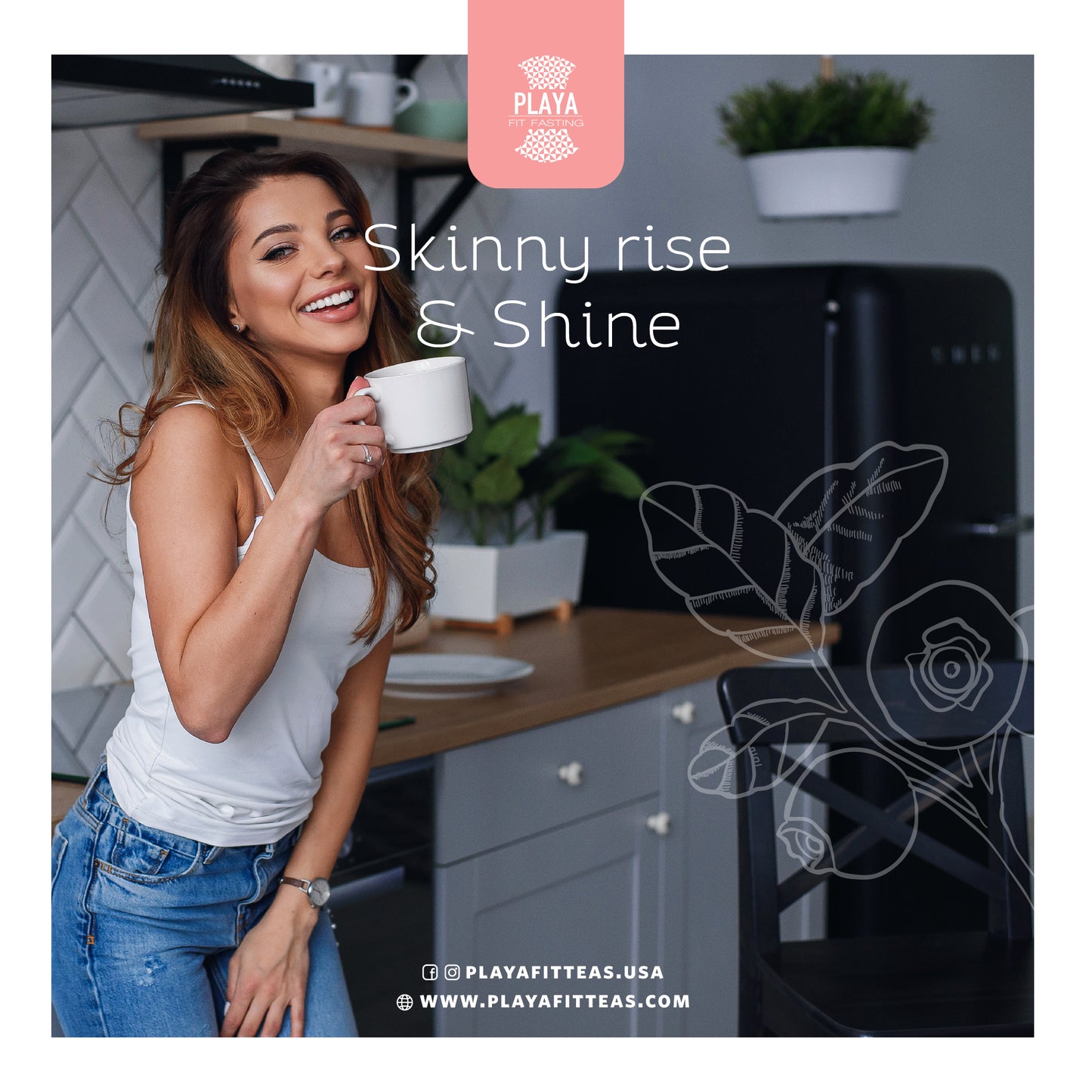 Skinny Rise & Shine - Playa Fit Teas Chile